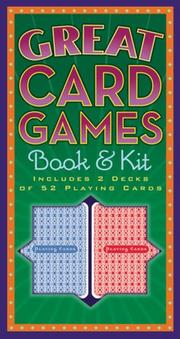 Cover of: Great Card Games Book & Kit by Alfred Sheinwold, Sheila Anne Barry, Margie Golick