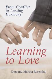Cover of: Learning to love | Don Rosenthal