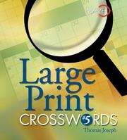 Cover of: Large Print Crosswords #5 | 