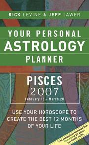 Cover of: Your Personal Astrology Planner 2007: Pisces