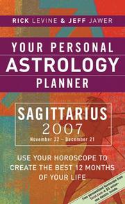 Cover of: Your Personal Astrology Planner 2007: Sagittarius