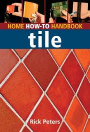 Cover of: Home How-To Handbook: Tile (Home How-to Handbooks)