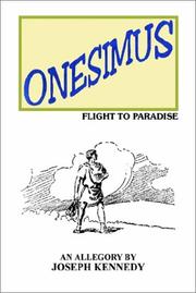Cover of: Onesimus: Flight to Paradise
