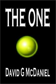 Cover of: The One | David G. McDaniel