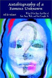Cover of: Autobiography of a Famous Unknown | Bill De Valcourt