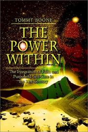 Cover of: The Power Within by Tommy Boone