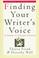 Cover of: Finding Your Writer's Voice