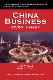 Cover of: China Business | Joe Y. Eng