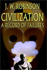 Cover of: Civilization: A Record of Failures