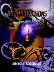 Cover of: 30 Innovations of the Russian Engineer