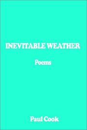 Cover of: INEVITABLE WEATHER: Poems