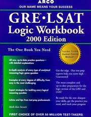 Cover of: Arco GRE/LSAT Logic Workbook, 2000 Edition by Arco, Arco