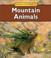 Cover of: Mountain Animals (Animals in Their Habitats)