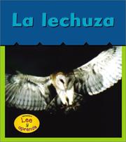 Cover of: La Lechuza / Barn Owls (Que Esta Despierto)