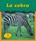 Cover of: La Cebra / Zebra (Animales Del Zoologico)