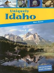 Cover of: Uniquely Idaho by Mary Boone
