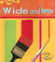 Cover of: Wide and Narrow (Sizes)