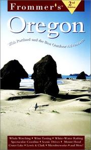 Cover of: Frommer's Oregon (Frommer's Oregon, 2nd ed) by Karl Samson, Jane Aukshunas
