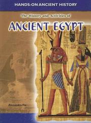 Cover of: History and activities of ancient Egypt