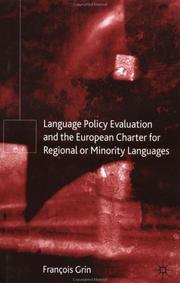 Language policy evaluation and the European Charter for Regional or Minority Languages by François Grin