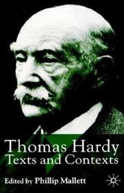 Cover of: Thomas Hardy by edited by Philip Mallett.