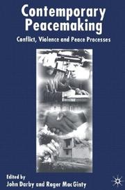 Cover of: Contemporary peacemaking by edited by John Darby and Roger Mac Ginty.