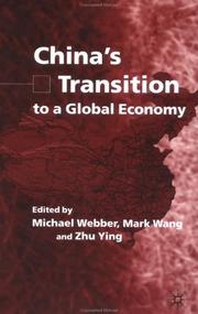 Cover of: China's Transition to a Global Economy