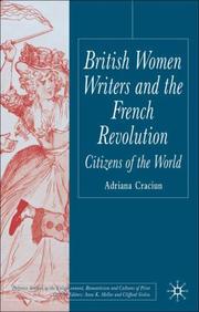 Cover of: British women writers and the French Revolution: citizens of the world