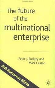 Cover of: The Future of the Multinational Enterprise: 25th Anniversary Edition