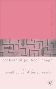 Cover of: Palgrave advances in continental political thought