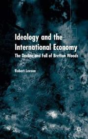 Cover of: Ideology and International Economy by Robert Leeson