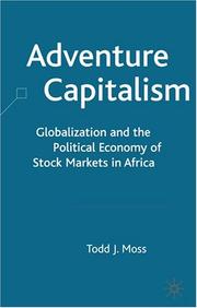 Cover of: Adventure Capitalism | Todd J. Moss