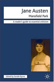 Cover of: Jane Austen: Mansfield Park