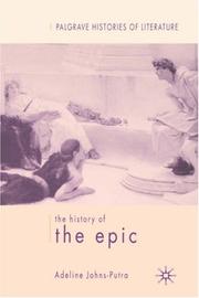 Cover of: The history of the epic