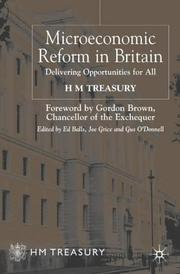 Cover of: Microeconomic Reform in Britain: Delivering Enterprise and Fairness