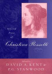 Cover of: Selected Prose of Christina Rossetti by 