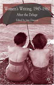 Cover of: Women's Writing, 1945-1960: After the Deluge