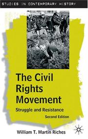 Cover of: civil rights movement | William Terence Martin Riches