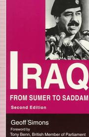 Cover of: Iraq by Geoff L. Simons