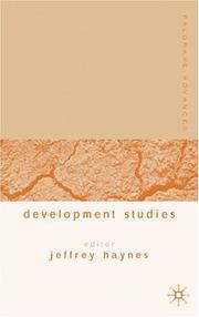 Cover of: Palgrave Advances in Development Studies (Palgrave Advances)