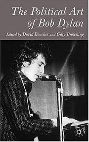 Cover of: The Political Art of Bob Dylan
