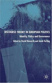 Cover of: Discourse Theory in European Politics by 