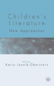 Cover of: Children's literature: new approaches