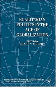 Cover of: Egalitarian politics in the age of globalization