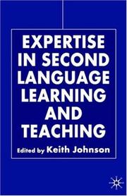 Cover of: Expertise in second language learning and teaching