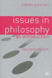 Cover of: Issues in Philosophy | Calvin Lewis Pinchin