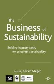 Cover of: The Business of Sustainability