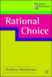 Rational Choice (Political Analysis) by Andrew Hindmoor