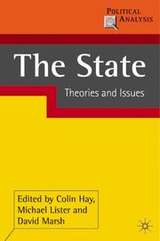 Cover of: The state by edited by Colin Hay, Michael Lister, and David Marsh.
