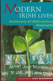 Cover of: Modern Irish lives by Louis McRedmond